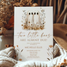 Dois Pequenos Chás de fraldas Ghost Globe Gêmeos