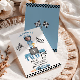 Convites Dois segundo aniversário de Fotografia de carro Fa