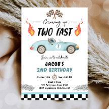 Dois segundos aniversários de Carro de Corrida Ráp