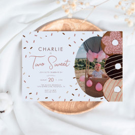 Convites Dois segundos de Rosquinha Doce - Foto de Aniversá