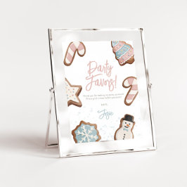 Convites Dois sinais de Festa de aniversário de inverno doc