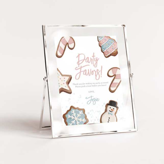 Convites Dois sinais de Festa de aniversário de inverno doc (Criador carregado)