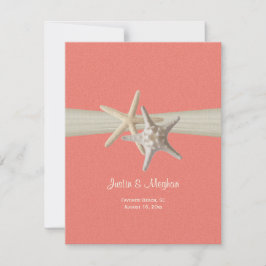 Convites Dólar de areia e Recepção de Coral de Estrelas