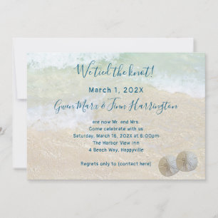 Convites Dólares de Areia Cerimônia Privada Uniram-se ao Ca