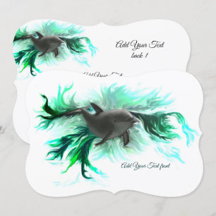 Convites Dolphin Baby