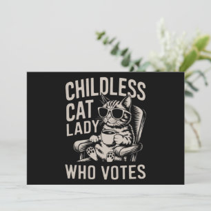 Convites Dona de Gato sem Filhos Voto Eleitoral 2024 Kamala