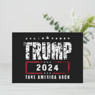 Convites Donald Trump 2024 De Volta à América Eleição 