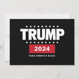 Convites Donald Trump 2024 Devolva a América Eleição 