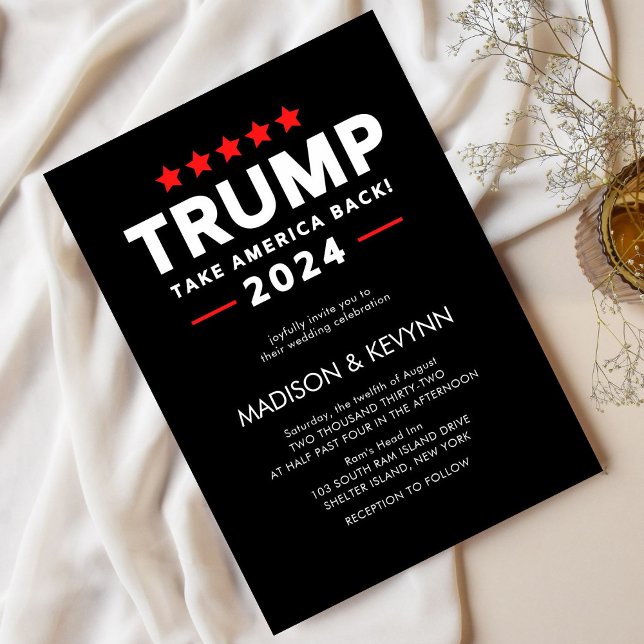 Convites Donald Trump 2024 Devolva a América Eleição  (Criador carregado)