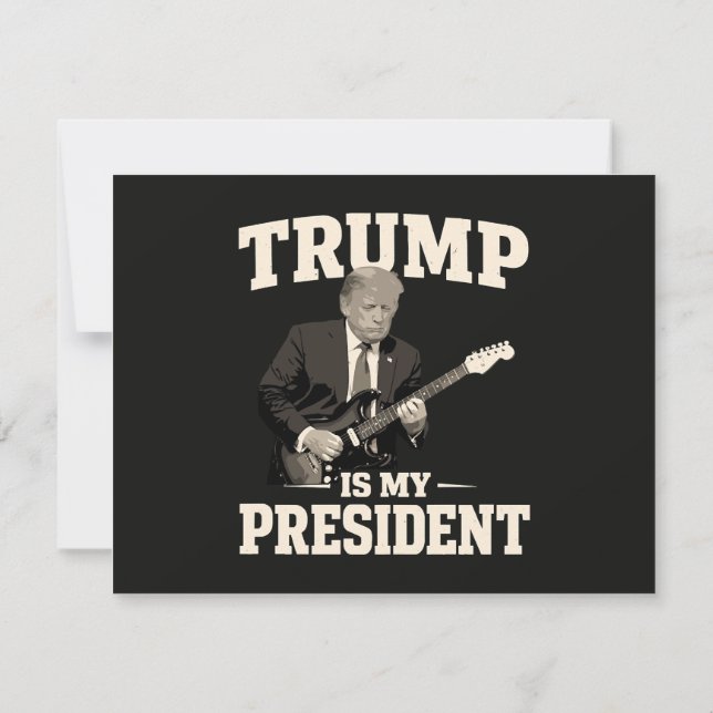 Convites Donald Trump É Meu Presidente (Verso)