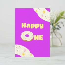 Convites Donut delicioso