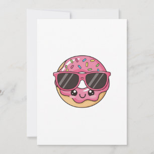 Convites Donut Legal com Óculos de Sol
