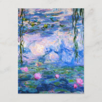 Convites dos lírios de água de Monet
