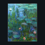 Convites dos lírios de água de Monet Nympheas<br><div class="desc">Convites dos lírios de água de Monet Nympheas. Pintura a óleo nas canvas 1915. Por os últimos trinta anos de sua vida, Monet pintou sua lagoa do lírio em Giverny. Nympheas representa um de seus melhor e trabalhos mais amados com seus ricos e uso variado dos verdes. Um grande presente...</div>