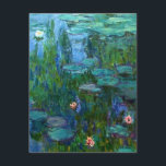 Convites dos lírios de água de Monet Nympheas<br><div class="desc">Convites dos lírios de água de Monet Nympheas. Pintura a óleo nas canvas 1915. Por os últimos trinta anos de sua vida, Monet pintou sua lagoa do lírio em Giverny. Nympheas representa um de seus melhor e trabalhos mais amados com seus ricos e uso variado dos verdes. Um grande presente...</div>