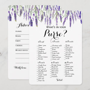 Convites Double Face - 2 Jogos de Chuva de Noiva Bolsa   De