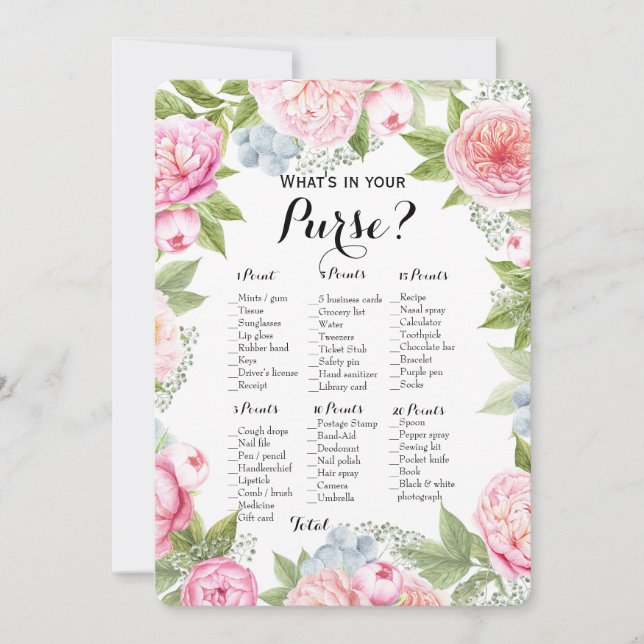 Convites Double Face - 2 Jogos de Lavoura de Noiva Bolsa |  (Frente)