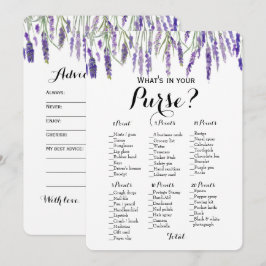 Convites Double Side - 2 Jogos de Chá de Noiva Bolsa | Dese