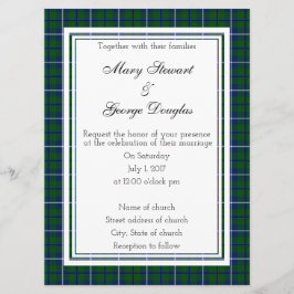 Convites Douglas Scottish Wedding Invitation