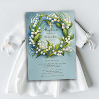 Dourada Cruz Wreath Formal Blue Baptism do Vale do