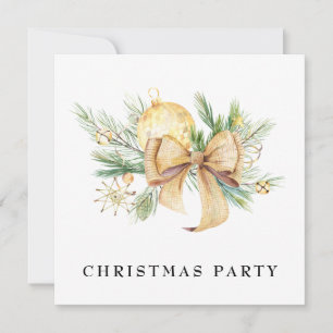 Convites *~* DOURADA Família Corporativa AP20 Festa de Nat