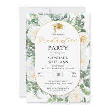 Dourada Festa de formatura de Quadros Floral de Ro