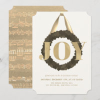 Dourada JOY Green Wreath Christmas Concert Conside