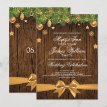 Douradas Decorações e Fita de Casamento de Natal R