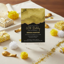 Dourado Amarelo Glitter Aquarela