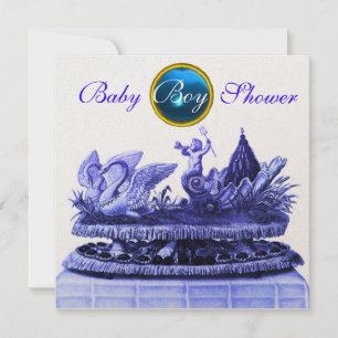 CONVITES DOURADO CARÁTER DOS SUANS/CUPCAKES, CHÁ DE FRALDAS