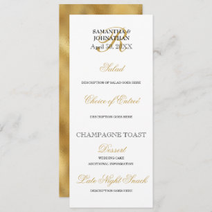 Convites Dourado casamento branco preto Festa de janto card