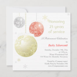 Convites Dourado Partido da Reforma do Inverno da Prata Ver