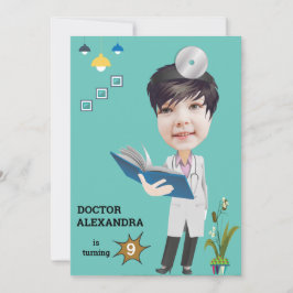 Convites Doutora Médica Foto Sensacional Aniversário