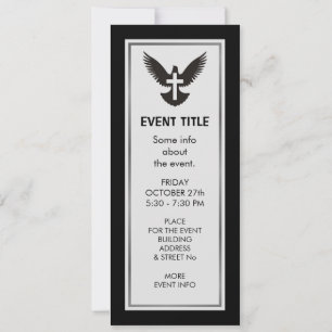 Convites Dove com Cruz