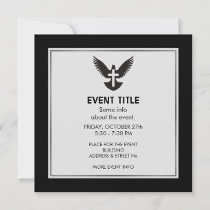 Convites Dove com Cruz