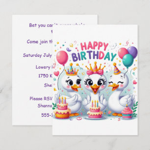 Convites Download Digital para Festa do Pato do Terceiro An