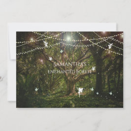 Convites Doze Anos, Floresta Encantada, Fadas, Personalizad