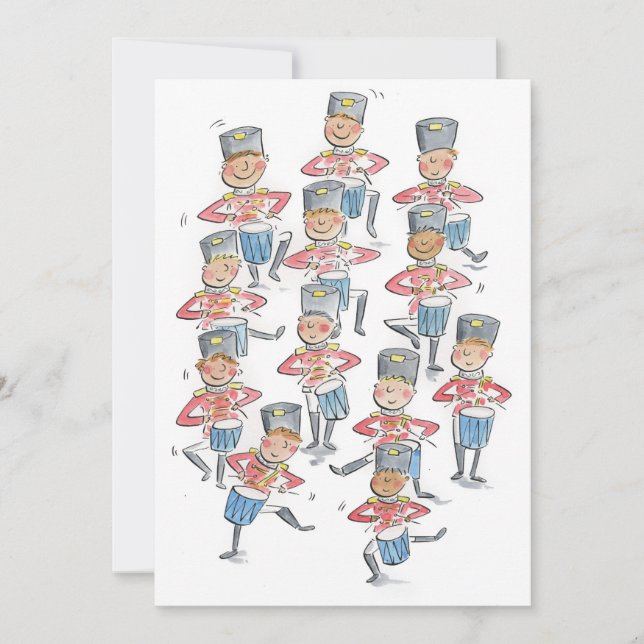 Convites Doze Bateristas Batinendo (Frente)