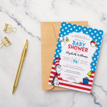 Dr. Seuss - Gato no Chá de fraldas do Chapéu