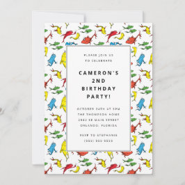 Convites Dr. Seuss - Um Peixe, Dois Peixes | ANIVERSÁRIO DE