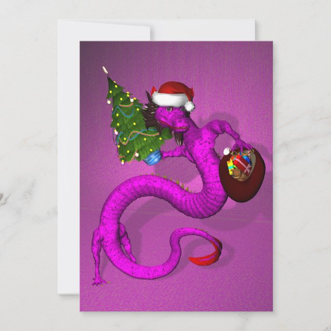 Convites Dragão Rosa (Frente)