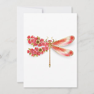 Convites Dragonfly com joalheria sakura