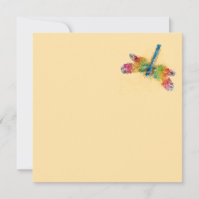 Convites Dragonfly Design (Frente)