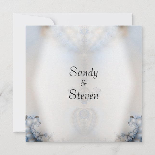 Convites Dream Catcher Fractal Wedding (Verso)