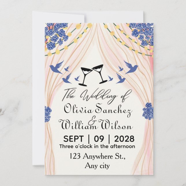 Convites Dream invitation for a breathtaking wedding (Frente)