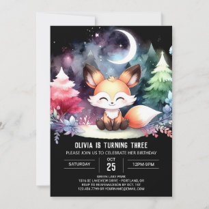 Convites Dreamasy Fox Birthday