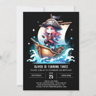 Convites Dreamate Pirate Digital Birthday