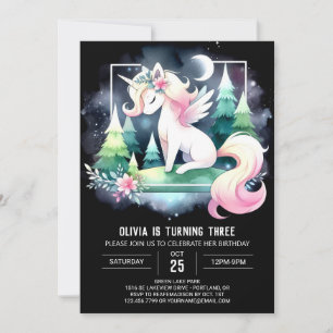 Convites Dreamcolor Watercolor Horse Birthday
