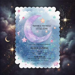 Convites Dreamcolor Watercolor Twinkle Little Star Chá de f