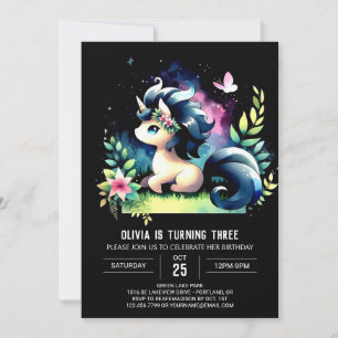 Convites Dreamgle Jungle Horse Birthday